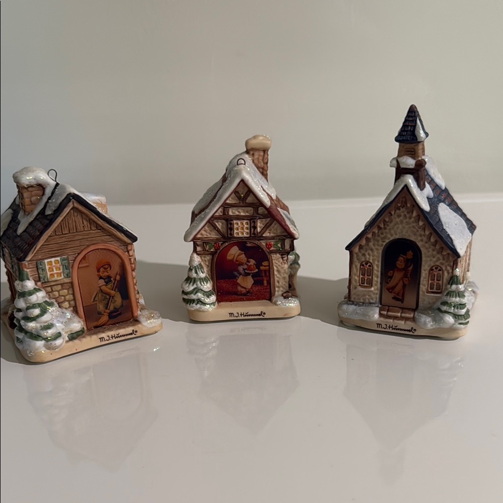 Hummel Bavarian Village Heirloom Porcelain Ornament Collection
